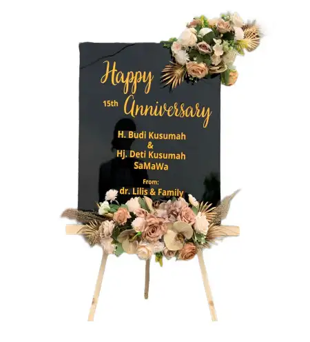 Papan Bunga Akrilik Blambangan Pagar